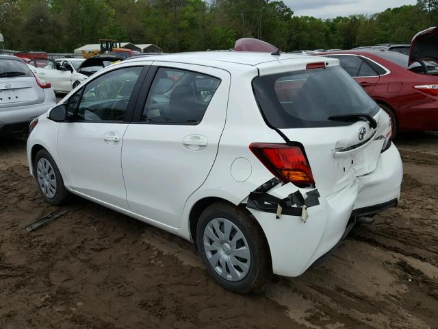 VNKKTUD39HA084893 - 2017 TOYOTA YARIS L WHITE photo 3