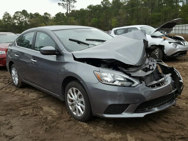 3N1AB7AP8HY325115 - 2017 NISSAN SENTRA S GRAY photo 1