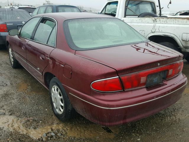 2G4WS52M3X1619008 - 1999 BUICK CENTURY CU BURGUNDY photo 3