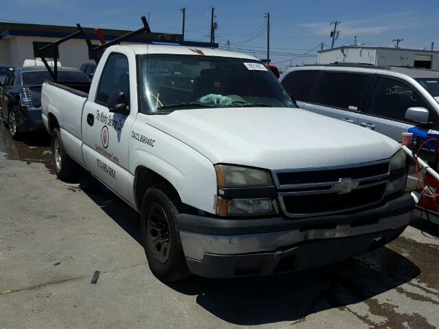 3GCEC14V56G262058 - 2006 CHEVROLET SILVERADO WHITE photo 1