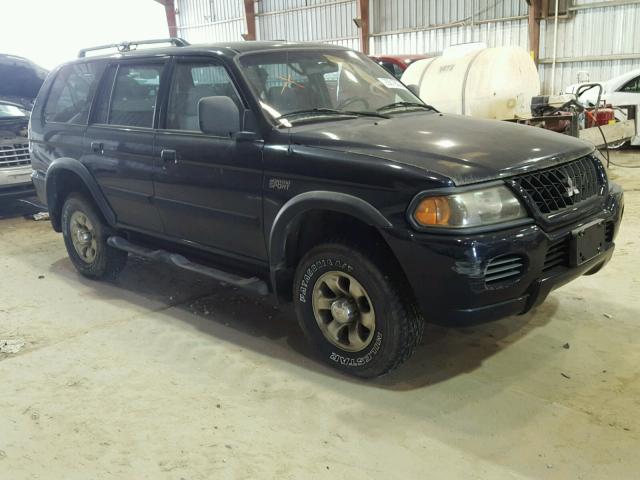 JA4LS21H22J051756 - 2002 MITSUBISHI MONTERO SP BLUE photo 1