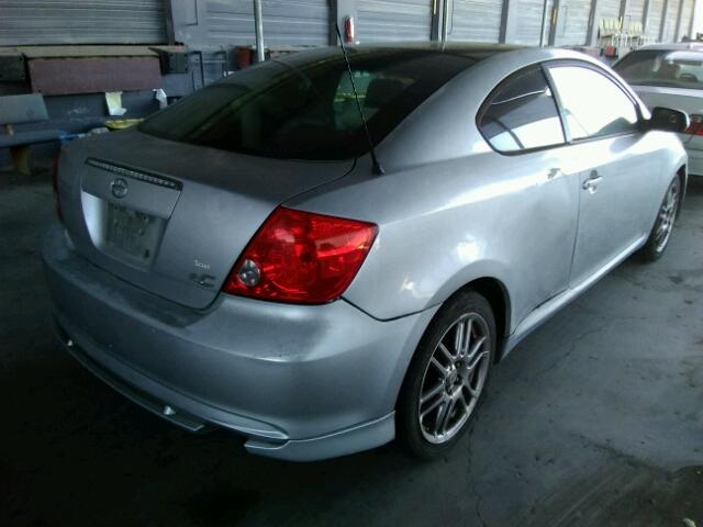 JTKDE177850019200 - 2005 TOYOTA SCION TC SILVER photo 4