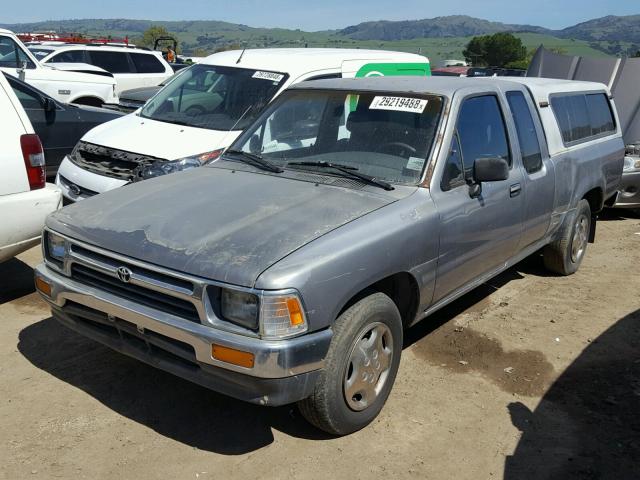 JT4RN93PXP5069894 - 1993 TOYOTA PICKUP 1/2 GRAY photo 2