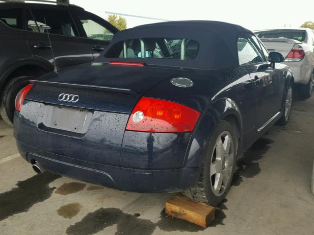 TRUTC28N721020197 - 2002 AUDI TT BLUE photo 4