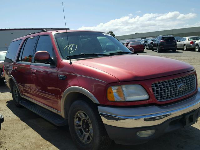 1FMRU17L9XLA93557 - 1999 FORD EXPEDITION RED photo 1