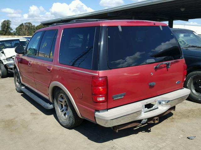 1FMRU17L9XLA93557 - 1999 FORD EXPEDITION RED photo 3