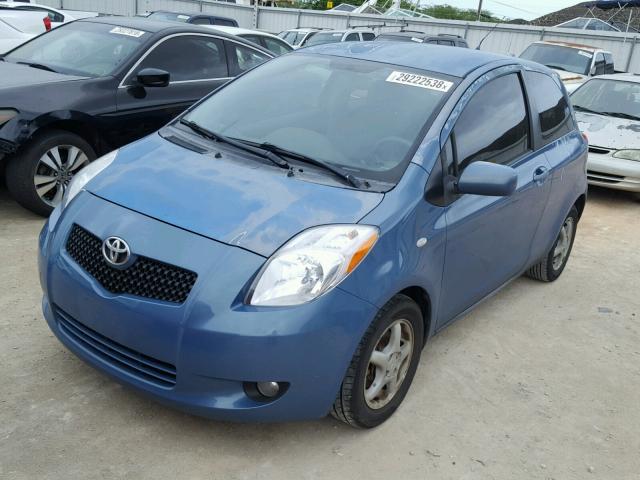 JTDJT923275076601 - 2007 TOYOTA YARIS BLUE photo 2