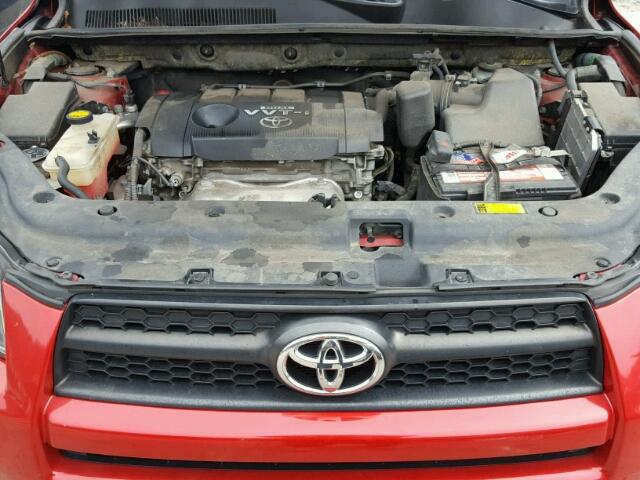 JTMRF4DVXAD038204 - 2010 TOYOTA RAV4 SPORT RED photo 7