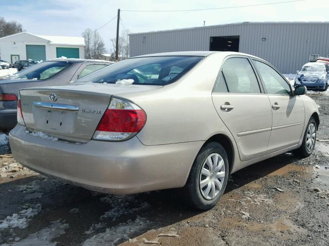 4T1BE32KX6U141407 - 2006 TOYOTA CAMRY LE GOLD photo 4