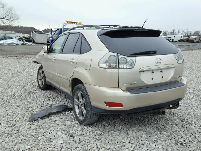 JTJHW31U760016268 - 2006 LEXUS RX 400 TAN photo 3