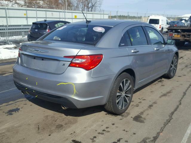 1C3CCBBG1DN747355 - 2013 CHRYSLER 200 TOURIN GRAY photo 4