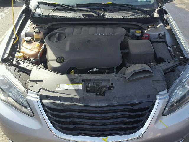 1C3CCBBG1DN747355 - 2013 CHRYSLER 200 TOURIN GRAY photo 7