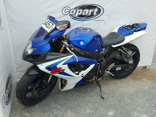 JS1GN7DA062103874 - 2006 SUZUKI GSX-R600 K BLUE photo 2