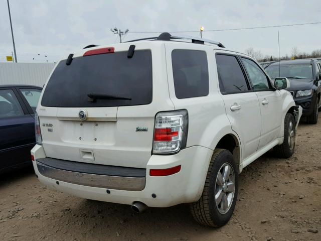 4M2CN8HG6AKJ02272 - 2010 MERCURY MARINER PR WHITE photo 4