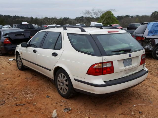 YS3EB59E023055652 - 2002 SAAB 9-5 LINEAR WHITE photo 3