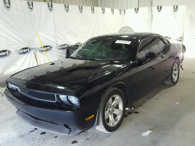 2C3CDYAG4CH155442 - 2012 DODGE CHALLENGER BLACK photo 2