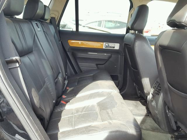 2LMDU68C48BJ21504 - 2008 LINCOLN MKX BLACK photo 6