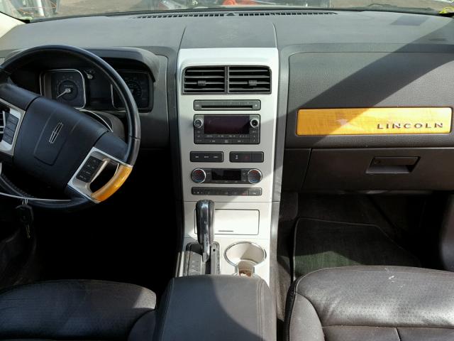 2LMDU68C48BJ21504 - 2008 LINCOLN MKX BLACK photo 9