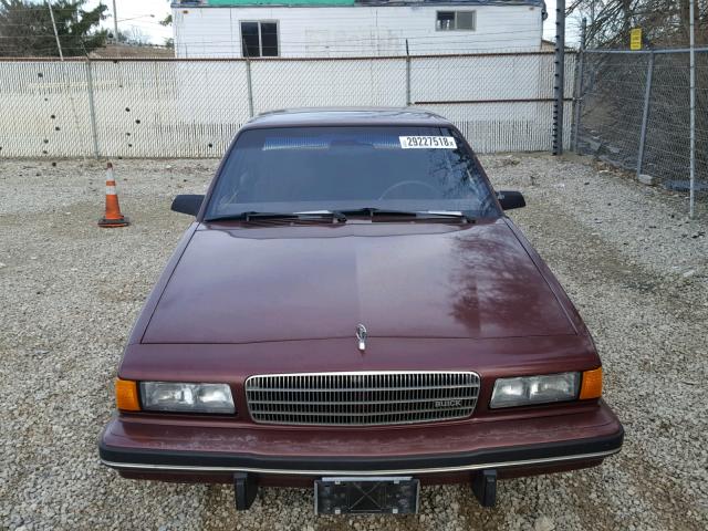 1G4AL54N0L6433281 - 1990 BUICK CENTURY LI RED photo 9