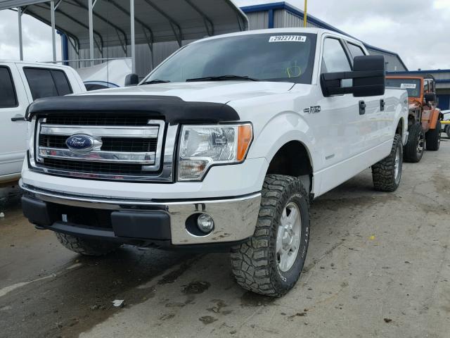 1FTFW1ET1DKE35878 - 2013 FORD F150 SUPER WHITE photo 2