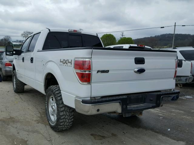 1FTFW1ET1DKE35878 - 2013 FORD F150 SUPER WHITE photo 3