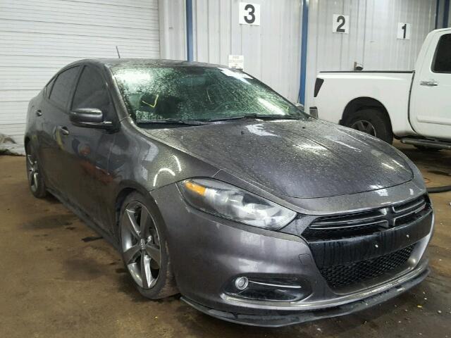 1C3CDFEB1FD141888 - 2015 DODGE DART GRAY photo 1