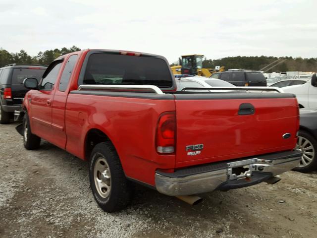 1FTRX17W81NA00447 - 2001 FORD F150 RED photo 3