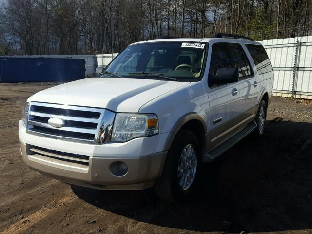 1FMFK17537LA40430 - 2007 FORD EXPEDITION WHITE photo 2