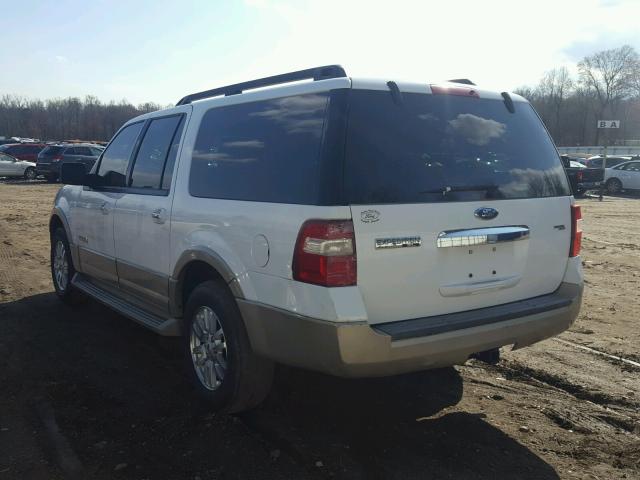 1FMFK17537LA40430 - 2007 FORD EXPEDITION WHITE photo 3