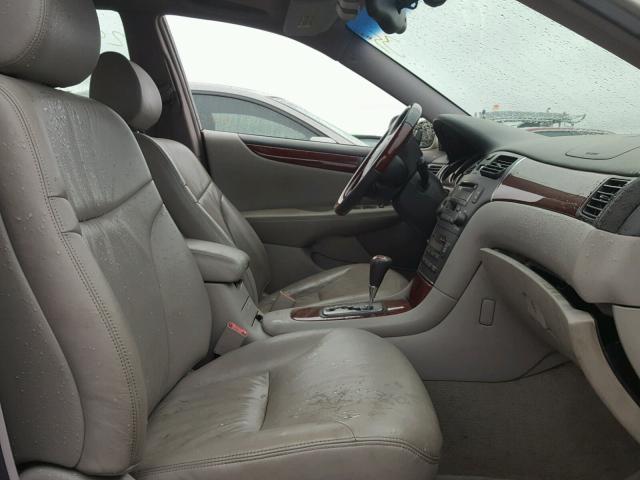 JTHBF30GX30145166 - 2003 LEXUS ES 300 SILVER photo 5