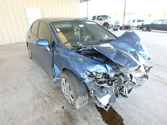 1HGFA16568L016585 - 2008 HONDA CIVIC LX Azul foto 1