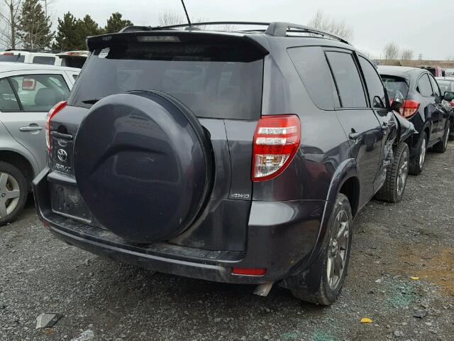 2T3RF4DV1BW133514 - 2011 TOYOTA RAV4 SPORT GRAY photo 4