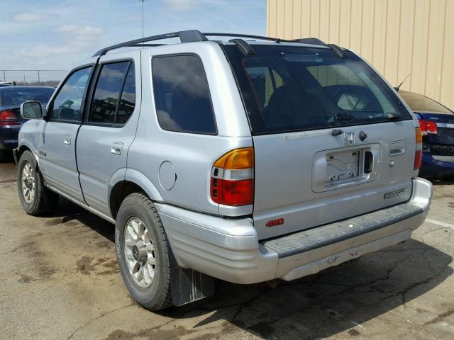 4S6DM58W5Y4404298 - 2000 HONDA PASSPORT E 银色 照片 3