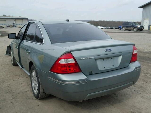 1FAHP24187G163435 - 2007 FORD FIVE HUNDR GREEN photo 3