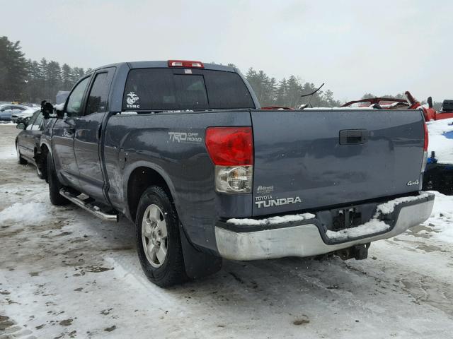 5TBBV541X7S462334 - 2007 TOYOTA TUNDRA DOU BLUE photo 3