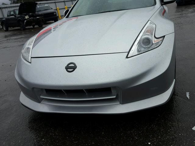 JN1AZ4EH6DM381029 - 2013 NISSAN 370Z BASE SILVER photo 9