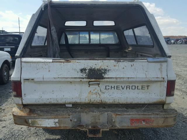 1GCFR24K2HS109387 - 1987 CHEVROLET R20 WHITE photo 6