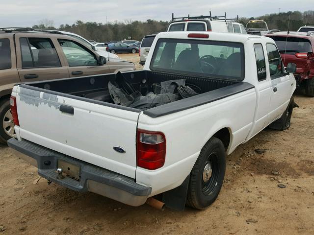 1FTYR14U51PA15520 - 2001 FORD RANGER SUP WHITE photo 4