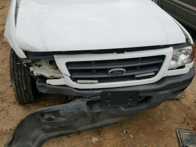 1FTYR14U51PA15520 - 2001 FORD RANGER SUP WHITE photo 9