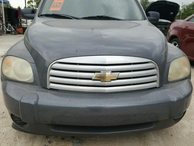 3GNCA13B49S635507 - 2009 CHEVROLET HHR LS GRAY photo 9