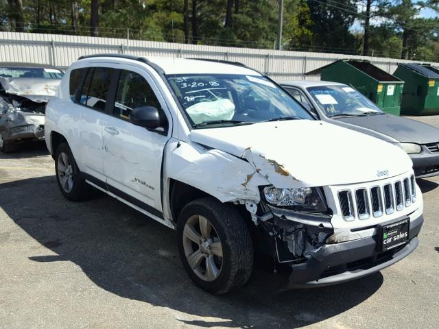 1C4NJCBA1GD621549 - 2016 JEEP COMPASS SP WHITE photo 1