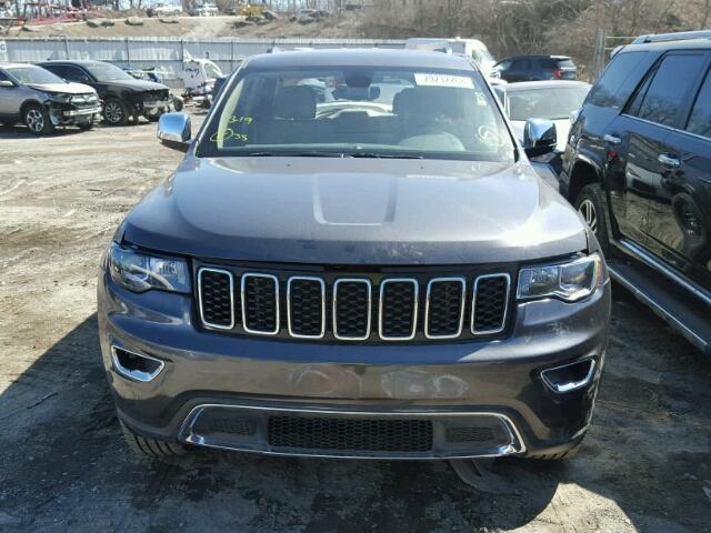 1C4RJFBG9HC623676 - 2017 JEEP GRAND CHER GRAY photo 9