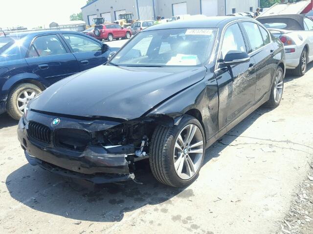 WBA8B9G58HNU49781 - 2017 BMW 330 I BLACK photo 2