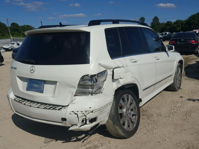 WDCGG5GB7CF877496 - 2012 MERCEDES-BENZ GLK 350 WHITE photo 4