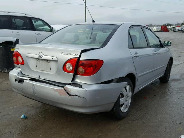 2T1BR30E76C639325 - 2006 TOYOTA COROLLA CE SILVER photo 4