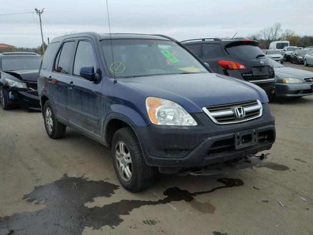 JHLRD78852C059113 - 2002 HONDA CR-V EX BLUE photo 1