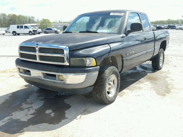 3B7HF13Z31M554827 - 2001 DODGE RAM 1500 BLACK photo 2