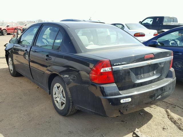 1G1ZS51F86F154147 - 2006 CHEVROLET MALIBU LS 黑色 照片 3