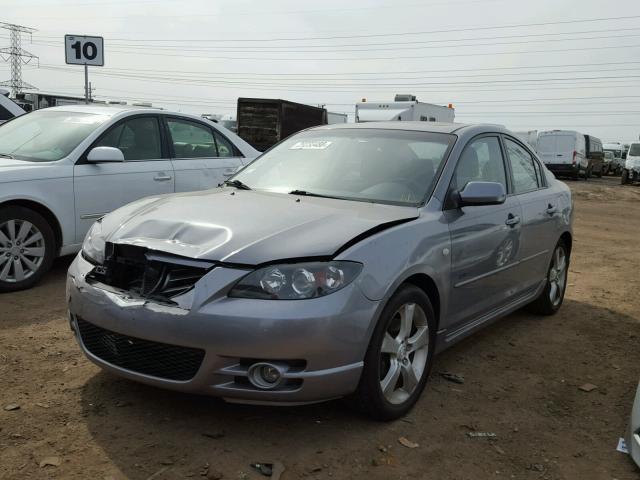 JM1BK123851276377 - 2005 MAZDA 3 S GRAY photo 2