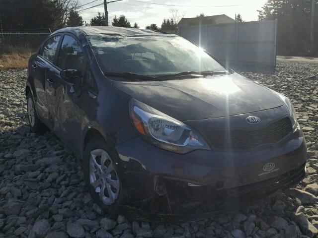 KNADM4A34D6199611 - 2013 KIA RIO LX GRAY photo 1